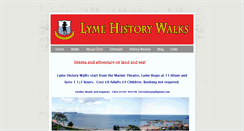 Desktop Screenshot of lymehistorywalks.com